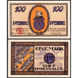 Allemagne - Notgeld - Luckenwalde - 100 pfennig - 01/12/1921 - Etat : NEUF