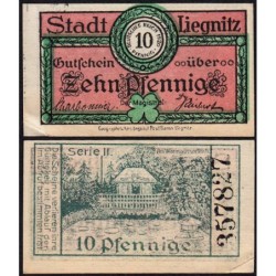 Pologne - Notgeld - Liegnitz (Legnica) - 10 pfennig - Série II - 1921 - Etat : SUP