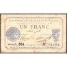 Algérie - Alger 137-15 - 1 franc - Série A.354 - 13/07/1920 - Etat : TB