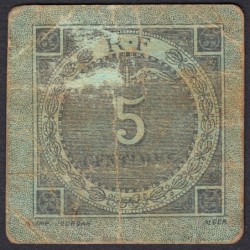 Algérie - Bougie-Sétif 139-9a - 5 centimes - 1916 - Etat : B