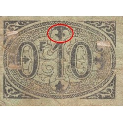 Algérie - Alger 7b - 10 centimes - 09/03/1917 - Etat : B+