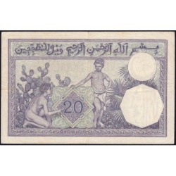 Algérie - Pick 78b - 20 francs - Série S.1882 - 14/09/1925 - Etat : TTB