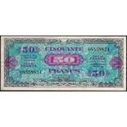 VF 19-01 - 50 francs - Drapeau - 1944 - Sans série - Etat : TTB+