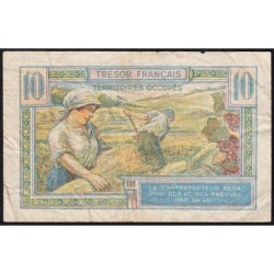 VF 30-01 - 10 francs - Trésor français - Territoires occupés - 1947 - Série A - Etat : TB