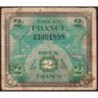 VF 16-01 - 2 francs - Drapeau - 1944 - Sans série - Etat : B