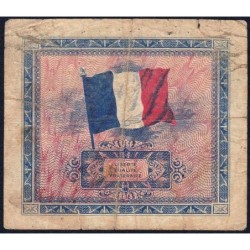 VF 16-01 - 2 francs - Drapeau - 1944 - Sans série - Etat : B