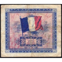 VF 16-01 - 2 francs - Drapeau - 1944 - Sans série - Etat : TB