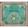 VF 16-01 - 2 francs - Drapeau - 1944 - Sans série - Etat : TB-