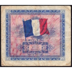 VF 16-01 - 2 francs - Drapeau - 1944 - Sans série - Etat : TB