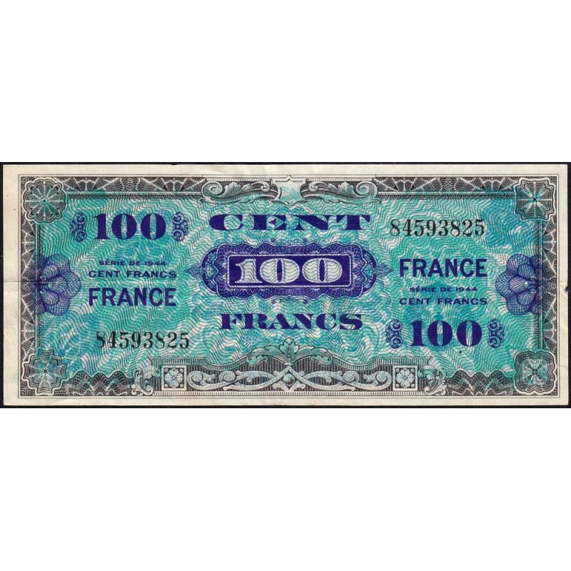 VF 25-02 - 100 francs - France - 1944 (1945) - Sans série - Etat : TTB