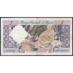 Algérie - Pick 122b - 5 dinars - Série X.959 - 01/01/1964 - Etat : TB+