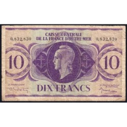 AEF - France Outre-Mer - Pick 16c - 10 francs - Sans série - 02/02/1944 - Etat : TB-