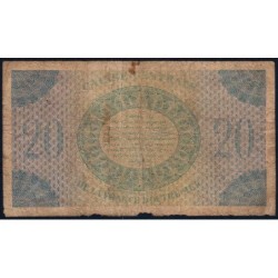 AEF - France Outre-Mer - Pick 17d_1 - 20 francs - Série A - 02/02/1944 - Etat : B-