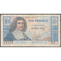 AEF - Pick 21 - 10 francs - Série Y.1 - 1947 - Etat : TB-