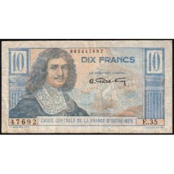 AEF - Pick 21 - 10 francs - Série E.35 - 1947 - Etat : TB-