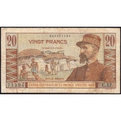 AEF - Pick 22 - 20 francs - Série C.17 - 1947 - Etat : TB-