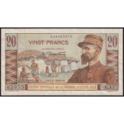 AEF - Pick 22 - 20 francs - Série E.17 - 1947 - Etat : TTB