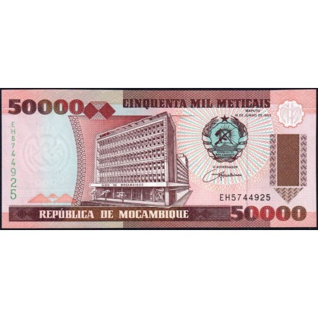 Mozambique - Pick 138 - 50'000 meticais - Série EH - 16/06/1993 - Etat : NEUF