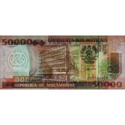 Mozambique - Pick 138 - 50'000 meticais - Série EH - 16/06/1993 - Etat : NEUF