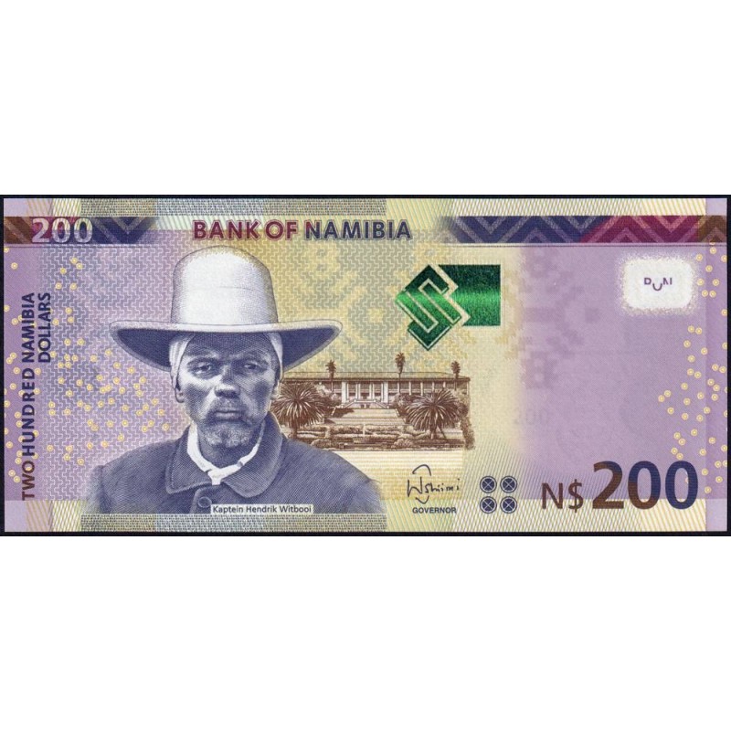 Namibie - Pick 15c - 200 dollars - Série N - 2018 - Etat : NEUF