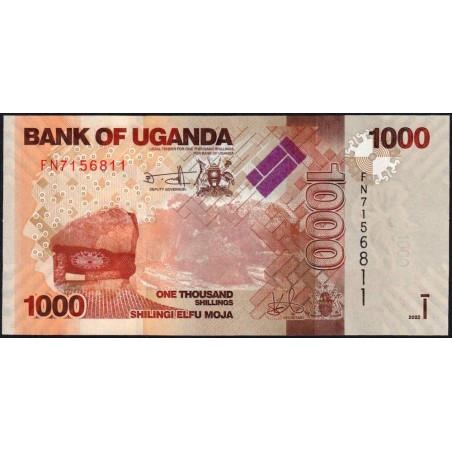 Ouganda - Pick 49g - 1'000 shillings - Série FN - 2022 - Etat : NEUF