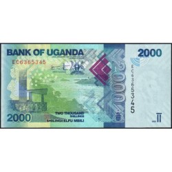 Ouganda - Pick 50g - 2'000 shillings - Série EC - 2022 - Etat : NEUF