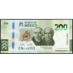 Mexique - Pick 135h_2 - 200 pesos - Série EN - 01/06/2022 - Etat : NEUF