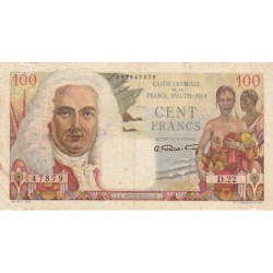 AEF - Pick 24 - 100 francs - Série D.22 - 1947 - Etat : TTB-