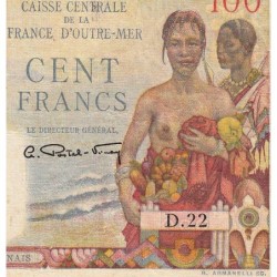 AEF - Pick 24 - 100 francs - Série D.22 - 1947 - Etat : TTB-