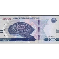 Ouzbékistan - Pick 90 - 20'000 som - Série BA - 2021 - Etat : NEUF