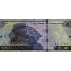 Ouzbékistan - Pick 90 - 20'000 som - Série BA - 2021 - Etat : NEUF