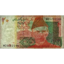 Pakistan - Pick 55p_1 - 20 rupees - Série MD - 2022 - Etat : NEUF