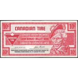 Canadian Tire - S17C - 10 cents - Série 00 - 1992 - Etat : TB+