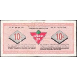 Canadian Tire - S17C - 10 cents - Série 00 - 1992 - Etat : TB+