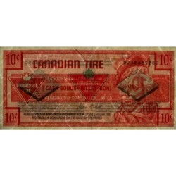 Canadian Tire - S17C - 10 cents - Série 00 - 1992 - Etat : TB+