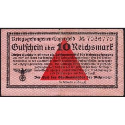 Allemagne - Camp de prisonniers WW2 - 10 reichsmark - Sans série - 1939/1940 - Etat : TB+