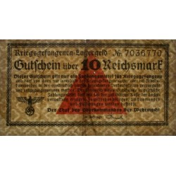 Allemagne - Camp de prisonniers WW2 - 10 reichsmark - Sans série - 1939/1940 - Etat : TB+