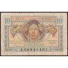 VF 30-01 - 10 francs - Trésor français - Territoires occupés - 1947 - Série A - Etat : TB-