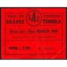 1962 - Ville de Condom - Grande Tombola - 1 franc - TB