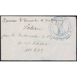 1882 - Antogny-le-Tillac - Restauration de l'Eglise - Loterie - 30 centimes - SUP