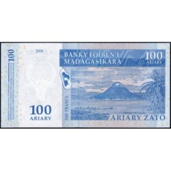 Madagascar - Pick 86b - 100 ariary - 500 francs - Série B H - 2004 (2007) - Etat : NEUF