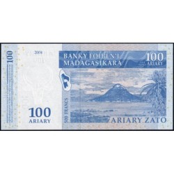 Madagascar - Pick 86b - 100 ariary - 500 francs - Série B M - 2004 (2007) - Etat : NEUF