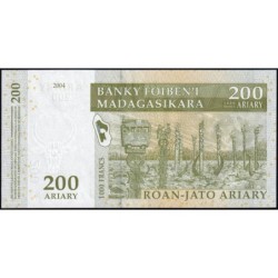 Madagascar - Pick 87a - 200 ariary - 1'000 francs - Série A M - 2004 - Etat : NEUF