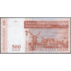 Madagascar - Pick 88b - 500 ariary - 2'500 francs - Série A N - 2004 (2007) - Etat : NEUF