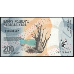 Madagascar - Pick 98a - 200 ariary - Série C - 2017 - Etat : NEUF