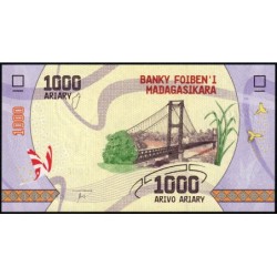 Madagascar - Pick 100a - 1'000 ariary - Série C - 2017 - Etat : NEUF