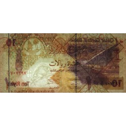 Qatar - Pick 22 - 10 riyal - Série ‭د / 6 - 2003 - Etat : NEUF