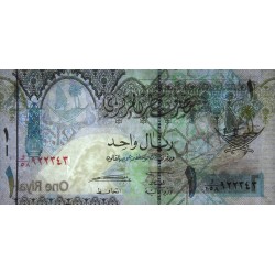 Qatar - Pick 28_1 - 1 riyal - Série ‭و / 158 - 2008 - Etat : NEUF