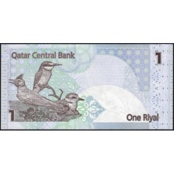 Qatar - Pick 28_2 - 1 riyal - Série ‭و / 322 - 2015 - Etat : NEUF