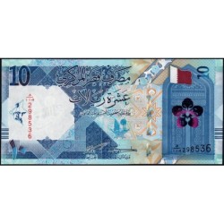 Qatar - Pick 34b - 10 riyals - Série ‭ھ / 114 - 2022 - Etat : NEUF